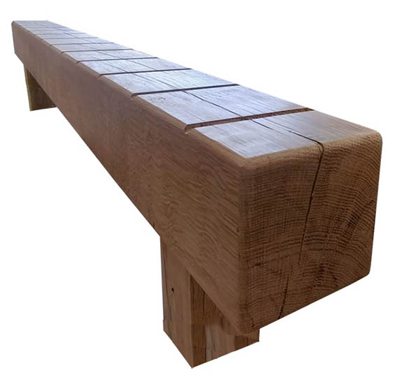 wooden outdoor balance beam photo