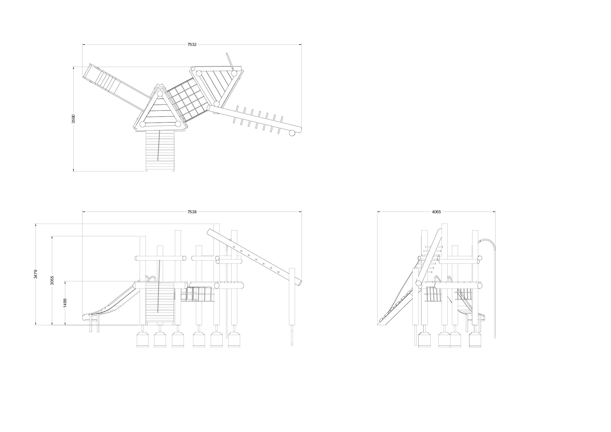 Robinia Climbing Frame 01 - Image 5