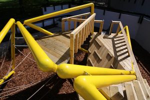 Bespoke playground wood and steel