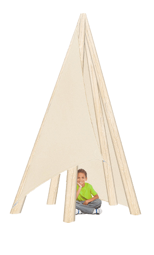 Playground TeePee with Sails