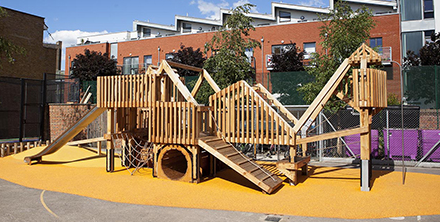 wooden playground equipment