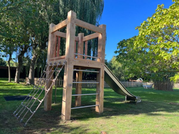 wooden play structure oak