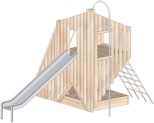 Cantilever Frame Play Structure