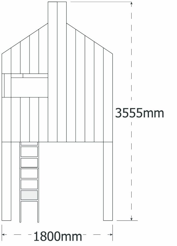 The hut dimensions