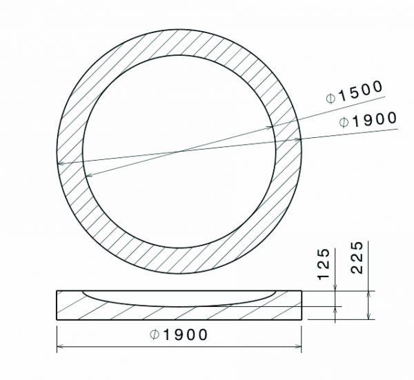 Round Trampoline layout