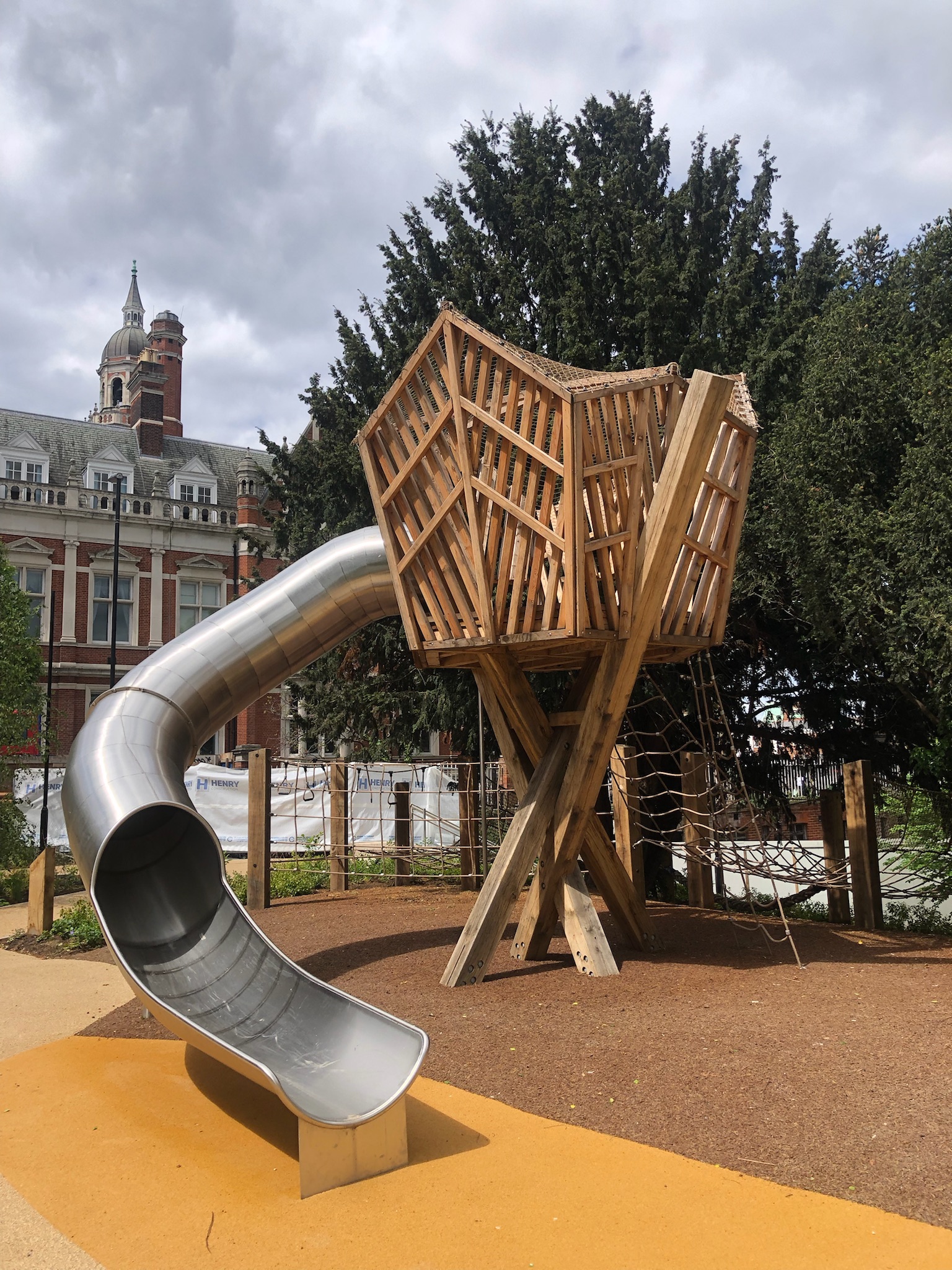 Bespoke wooden play structure