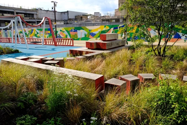 Playground planting