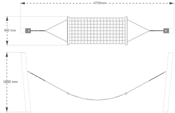 playground hammock dimensions