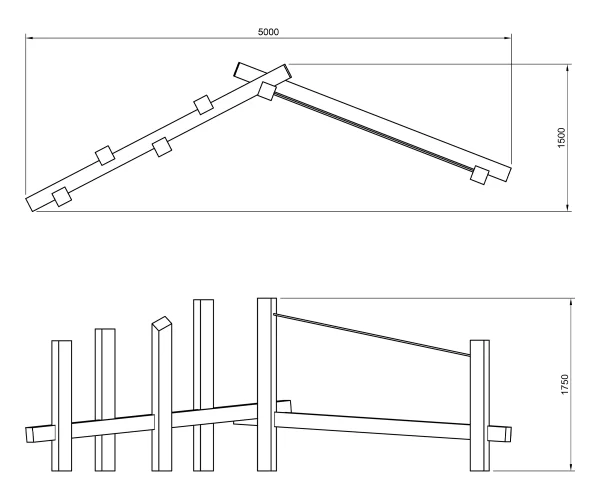 Adventure Balance Beam Dims