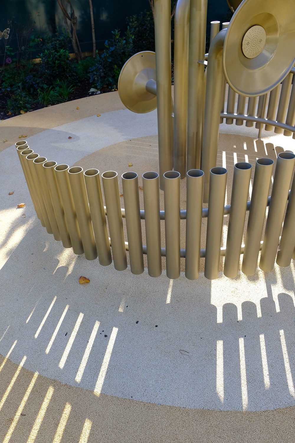 Playground sound sculpture